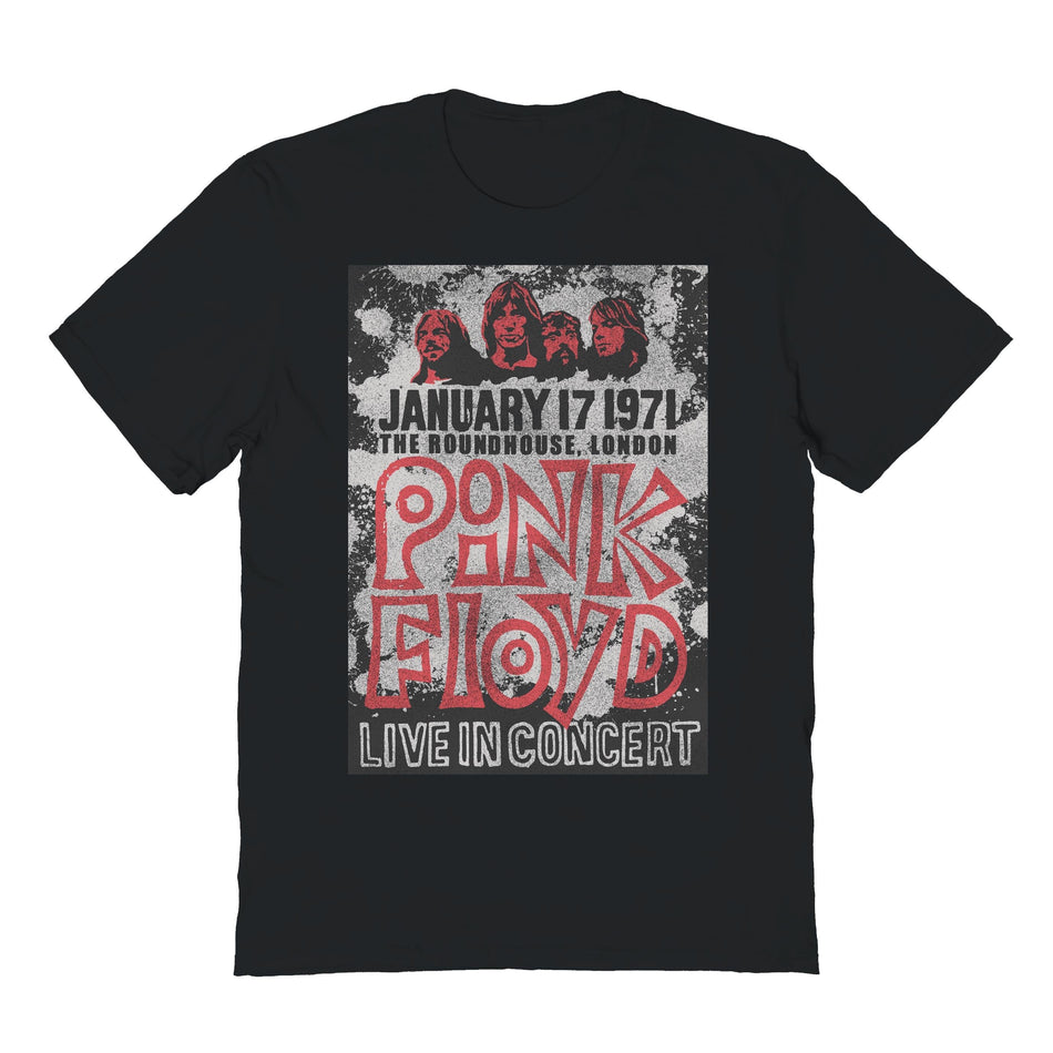 Goodie Two Sleeves Pink Floyd Roundhouse London 1971 T-Shirt