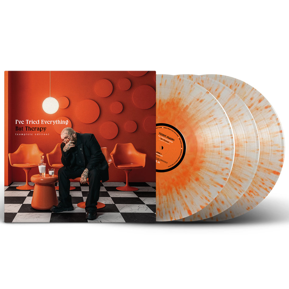 TEDDY SWIMS - I'VE TRIED EVERYTHING BUT THERAPY (COMPLETE EDITION MILKY CLEAR W/ ORANGE SPLATTER VINYL)