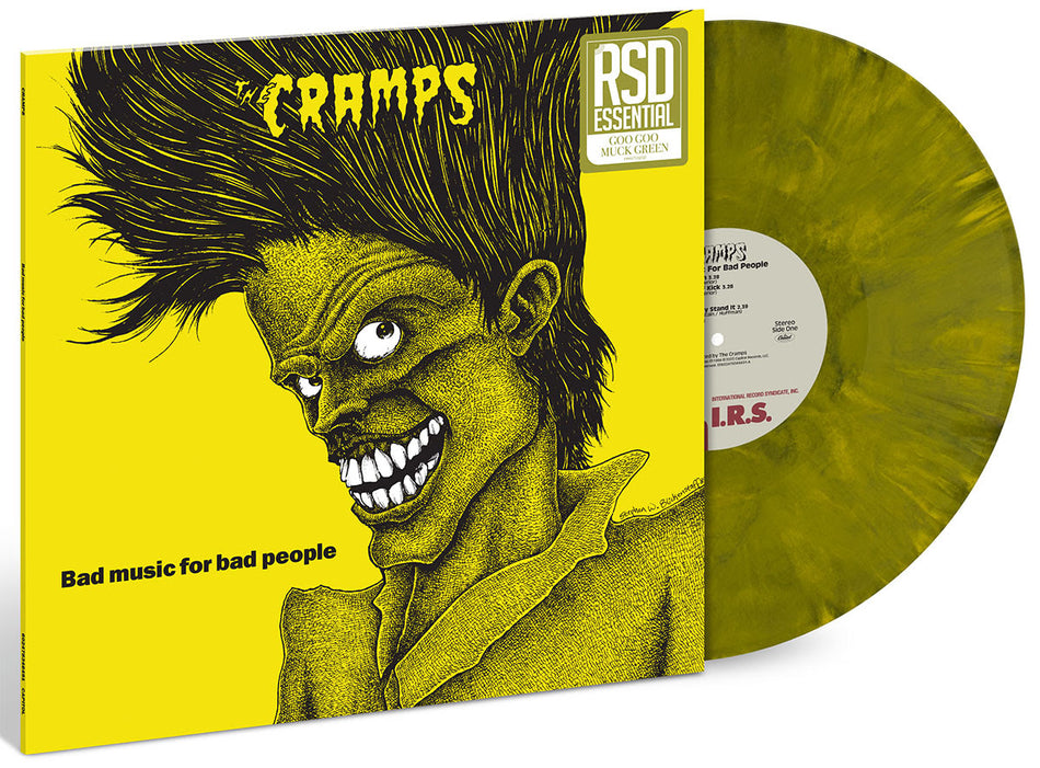 PREORDER: THE CRAMPS- BAD MUSIC FOR BAD PEOPLE (IEX COLORED LP)