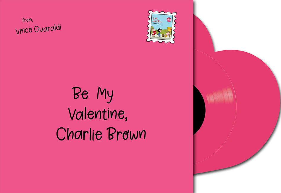 PREORDER: Vince Guaraldi- Be My Valentine, Charlie Brown (Pink Heart Shaped LP)