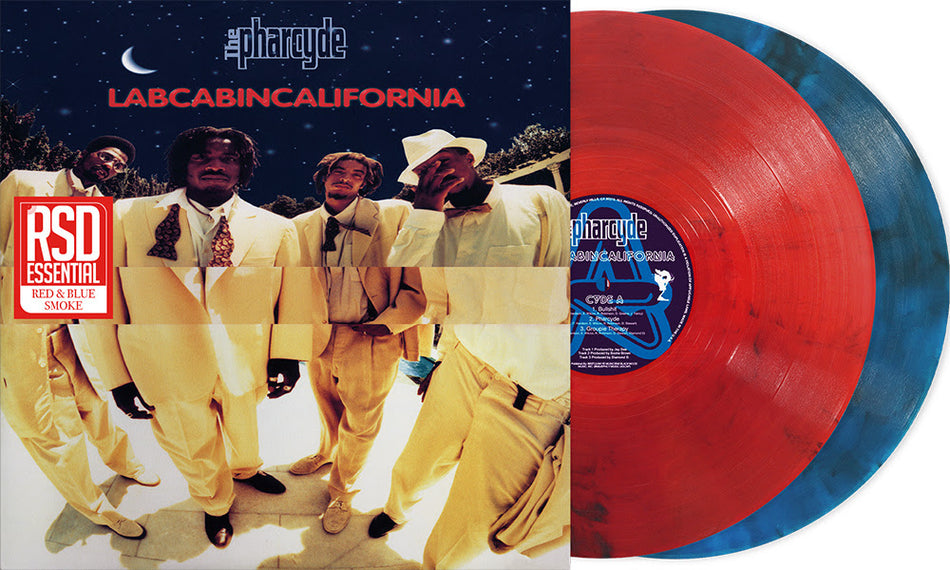THE PHARCYDE - LABCABINCALIFORNIA (RSD ESSENTIAL INDIE EXCLUSIVE RED/BLUE SMOKE VINYL)
