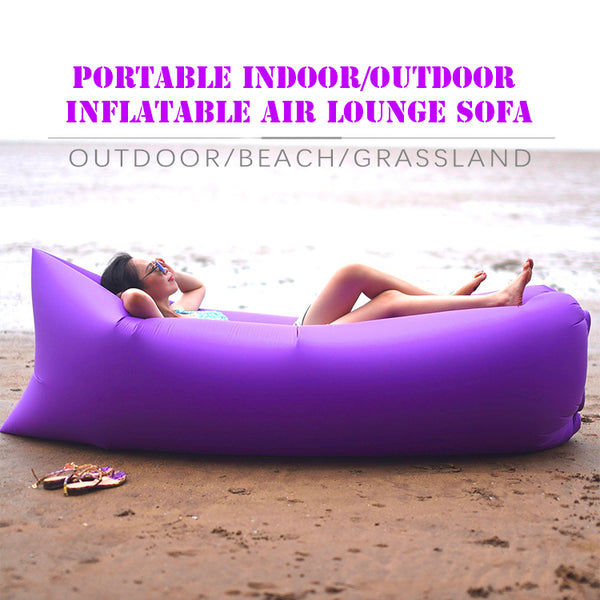 Portable Indoor/Outdoor Inflatable Air Lounge Sofa - Squatch In The Pit